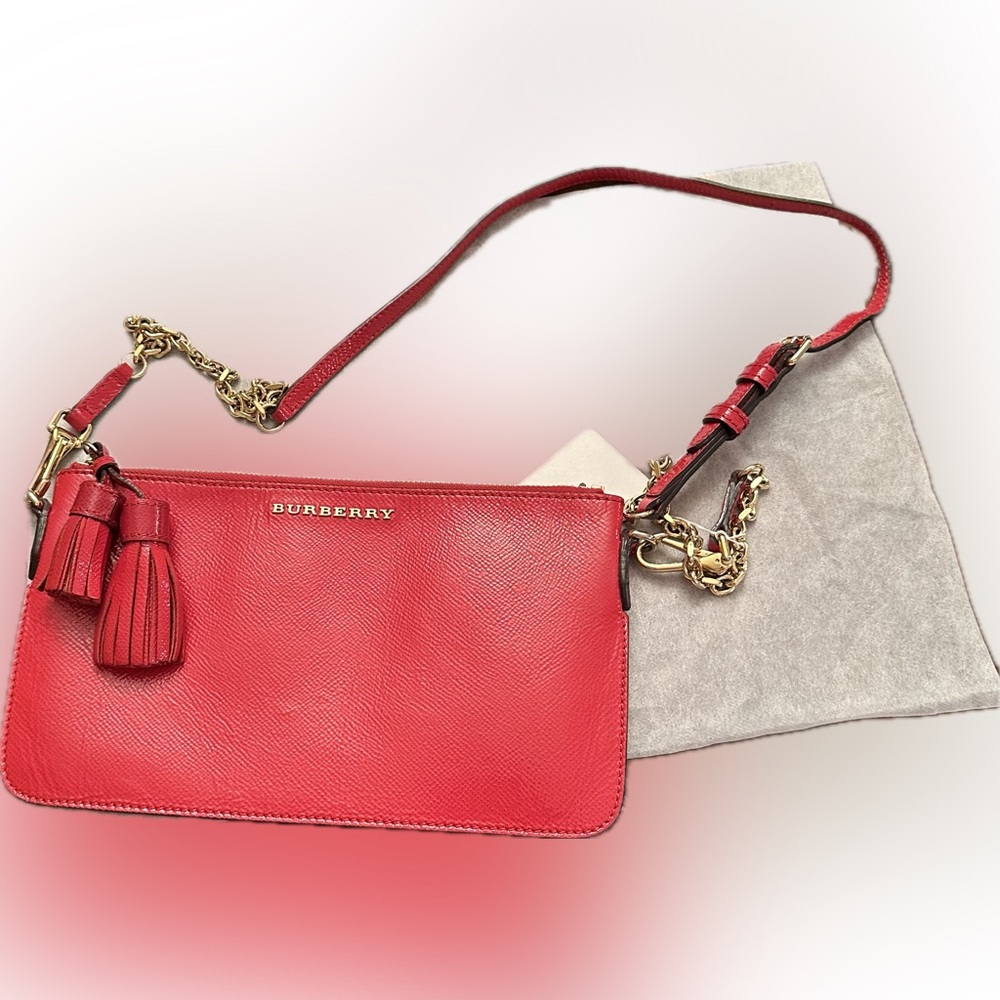 Burberry Red Patent Crossbody